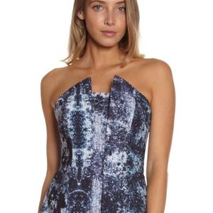Finders Keepers corset blue top S